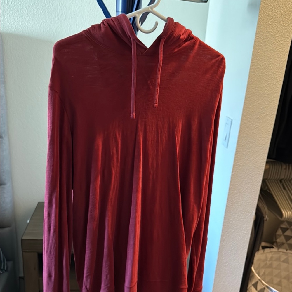 Vince Red Cotton Hoodie XL